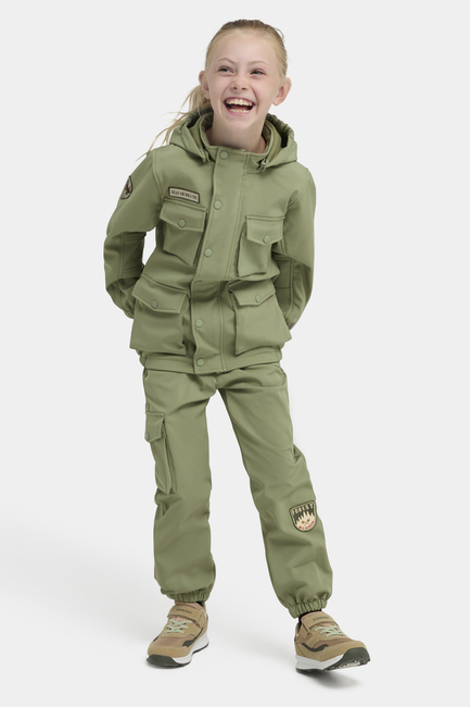 Nordbjörn Brokvarn Softshelljakke, Grønn