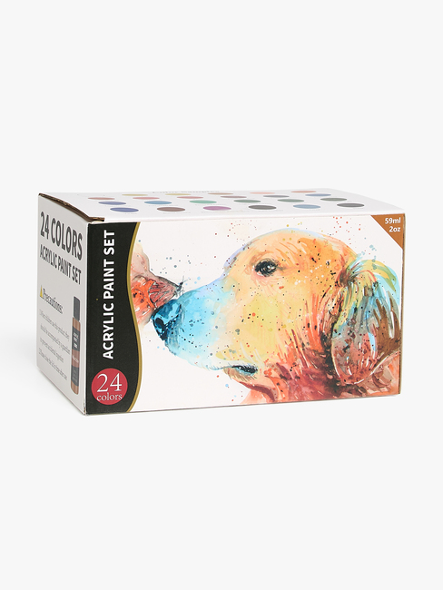 Fippla Akrylsett 24 Farger