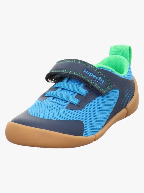 Superfit Vento Barefoot Sneakers, Blå/Lysegrønn
