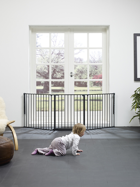 BabyDan Flex L Skrugrind, Hvit