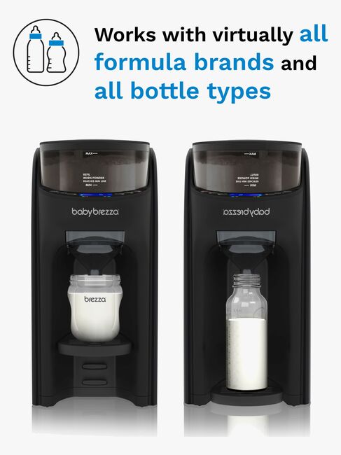 Baby Brezza Formula Pro Advanced Melkerstatnings- og Vellingmaskin, Black
