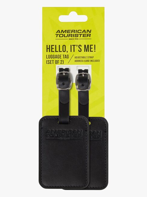 American Tourister Bagasjemerke 2-Pakk, Black