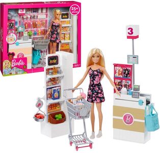 Barbie Supermarked Med Dukke
