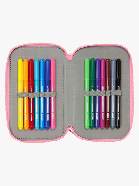 Hello Kitty  Fylt Trippelpennal 37 Deler, Rosa