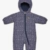 Petite Chérie Atelier Gisele Vinterdress Baby, Navy Small Flower