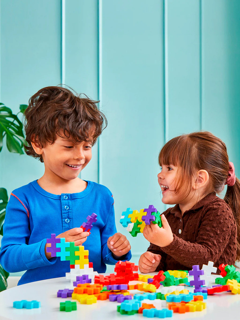 Plus-Plus BIG Byggesett Rainbow Mix 100 Stk