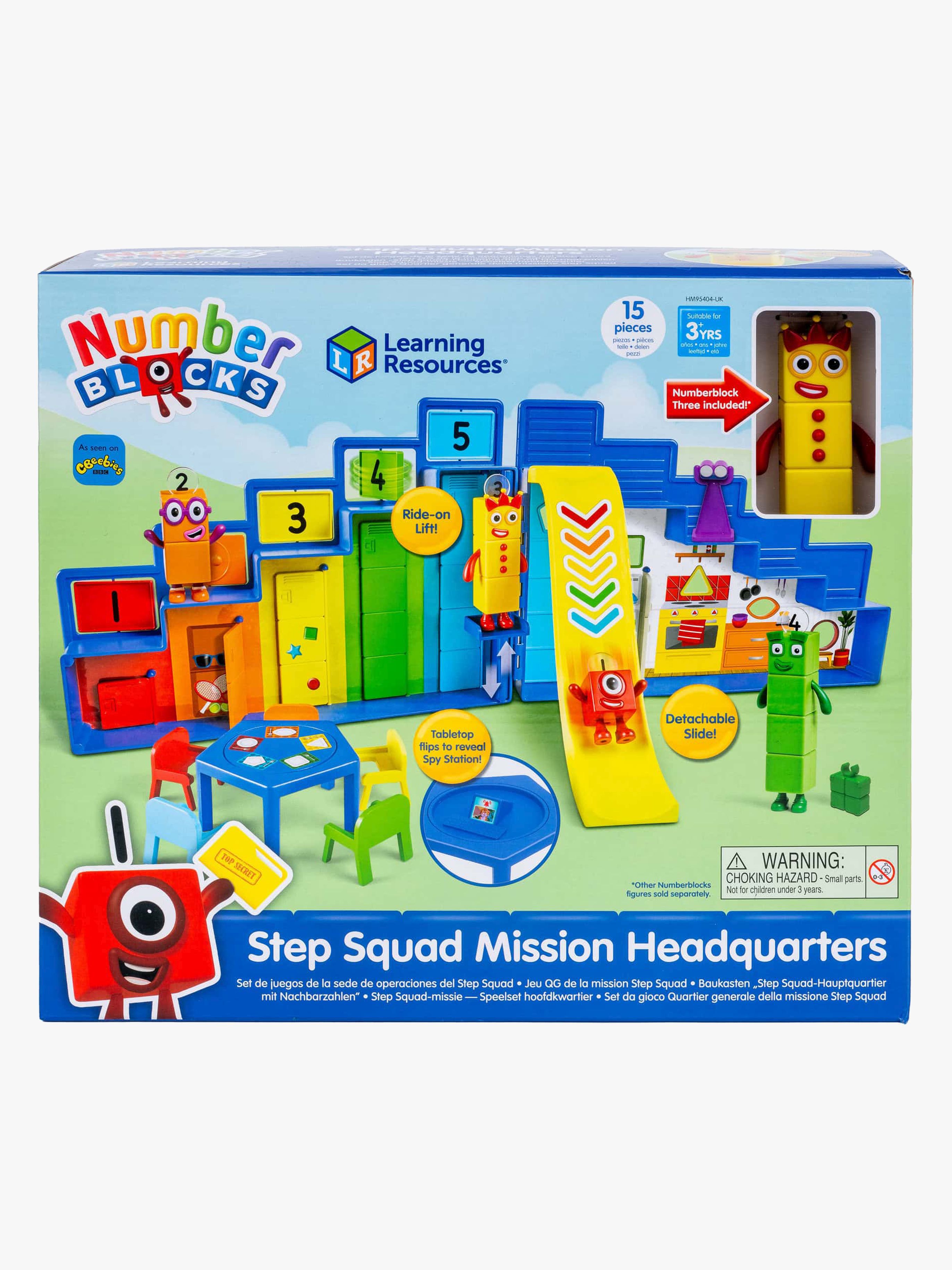 Learning Resources Numberblocks Pedagogisk Lekesett Hovedkvarter - Lærerik lek - Plast