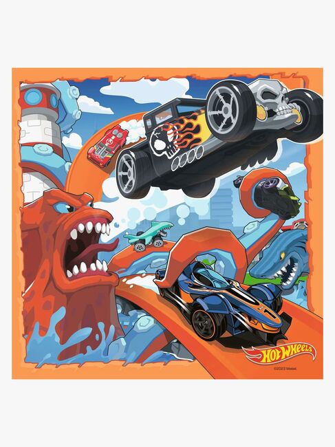 Ravensburger Puslespill Hot Wheels 3x49 Brikker