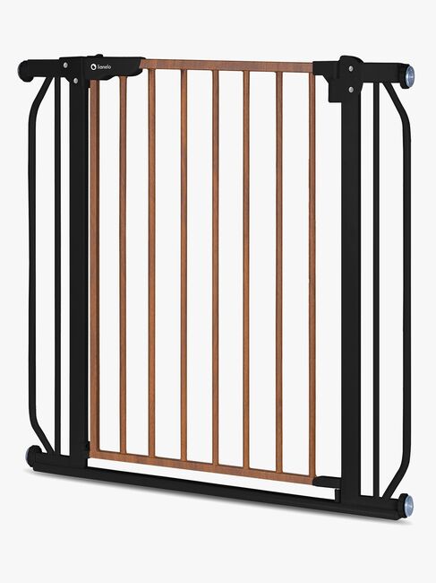 Lionelo Truus Slim Sikkerhetsgrind, Black Carbon/Natural