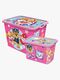 Paw Patrol Oppbevaringsbokser Sett 23l & 7l, Rosa
