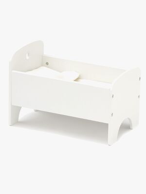 Kids Concept Dukkeseng Inklusive Sengetøy, Hvit