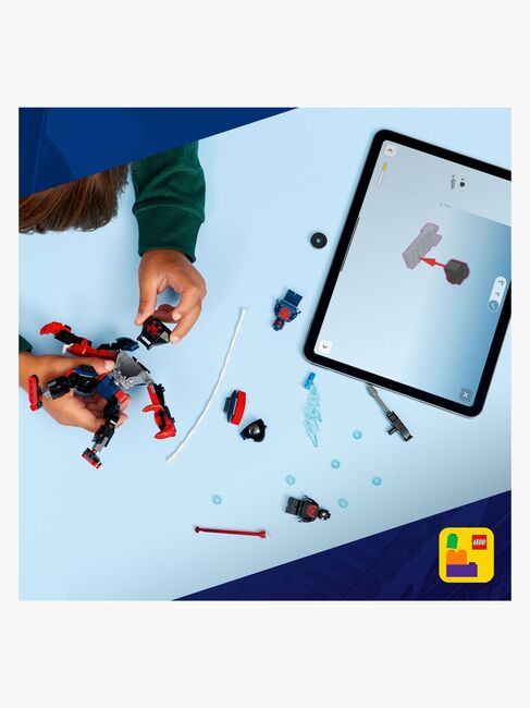 LEGO Super Heroes 76337 Miles Morales-robot mot Spider-Man 2099