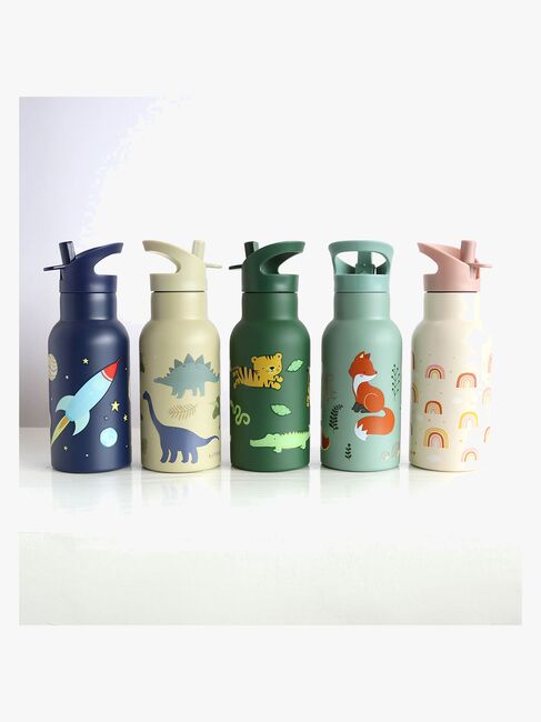 A Little Lovely Company Vannflaske Verdensrommet 350 ml, Blå