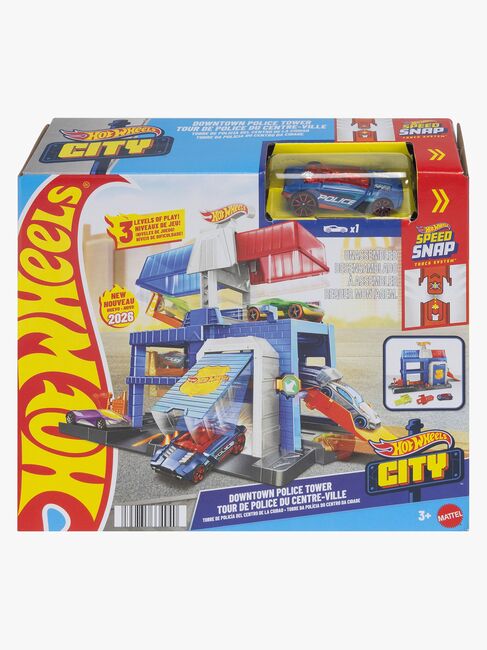 Hot Wheels City Downtown Politistasjon