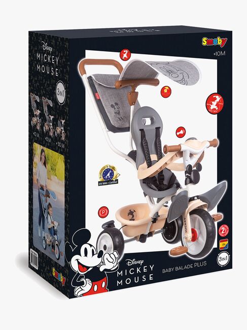 Smoby Trehjulssykkel Baby Balade Plus Mikke Mus