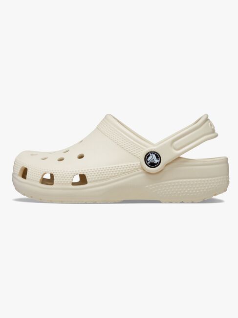 Crocs Classic Kids Sandaler, Bone