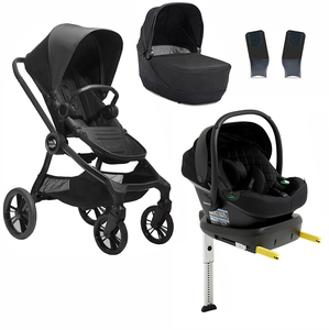 Baby Jogger City Sights Duovogn inkl. Beemoo Route Babybilstol & Base, Rich Black/Black Stone