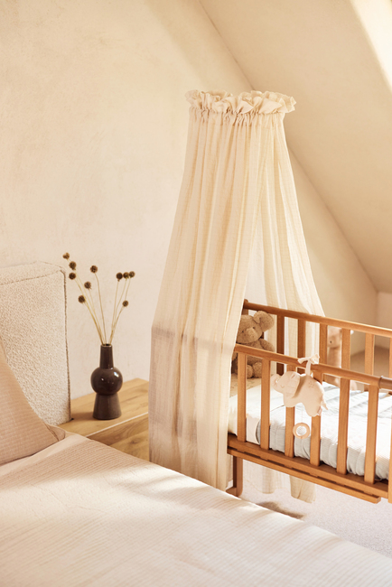 Jollein Sengehimmelstativ med Feste, Hvit