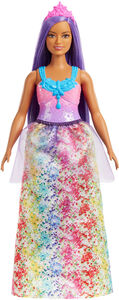 Barbie Dreamtopia Dukke Prinsesse med Lilla Hår