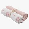Borganäs Musselintepper Ballong 70x70 2-Pakk, Rosa