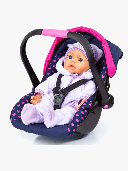 Bayer Design Bilstol med kalesje til dukke, Blå