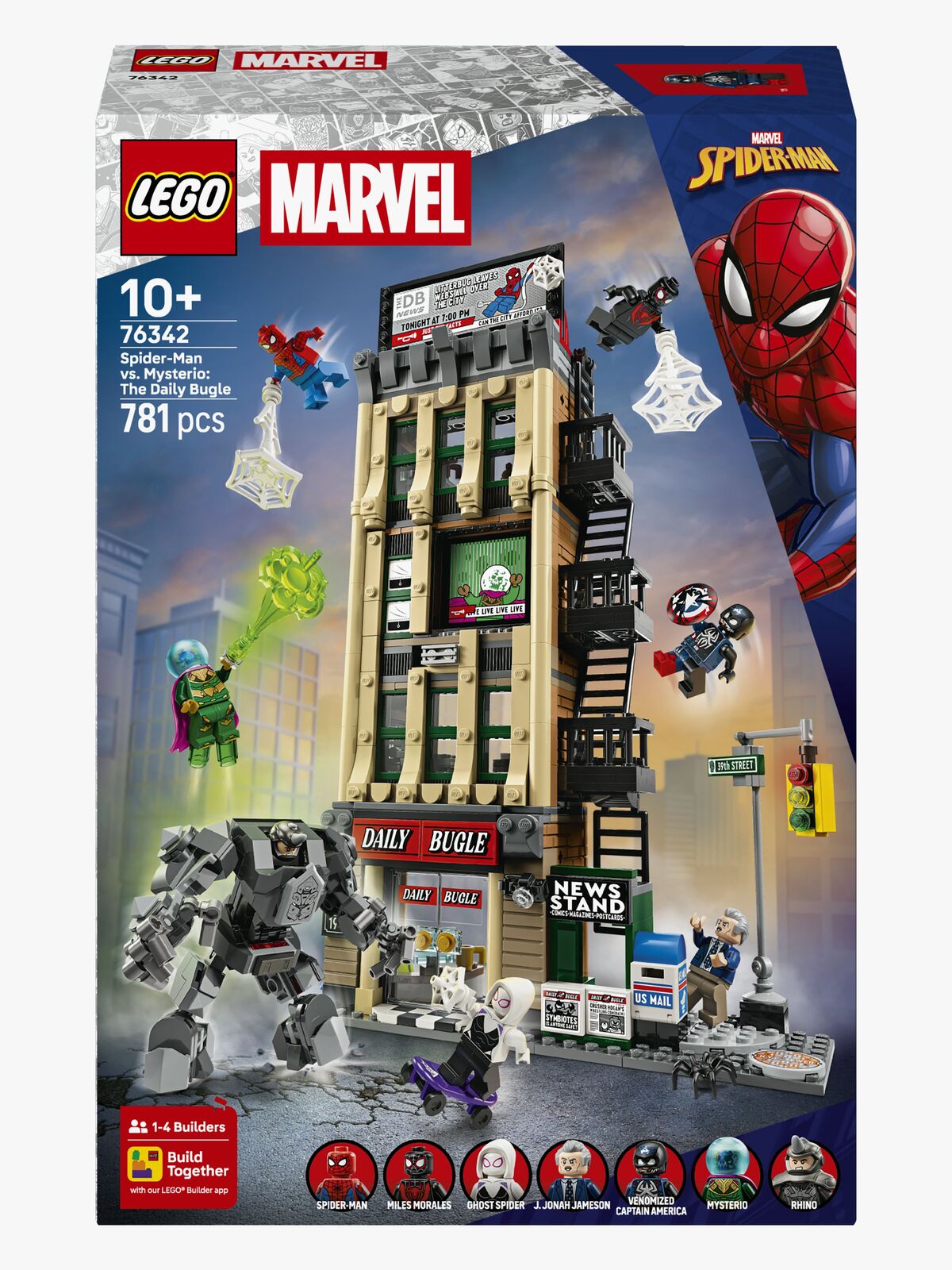 LEGO Super Heroes 76342 Spider-Man mot Mysterio: Daily Bugle