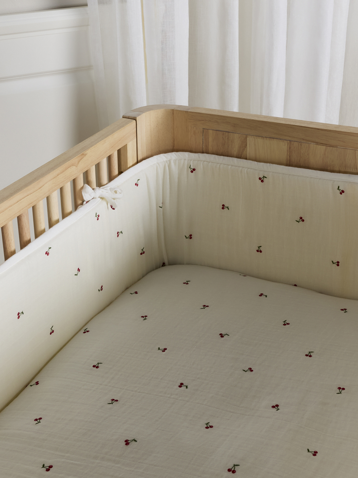 Alice & Fox NESSA Sengekant 30x360, Hvit