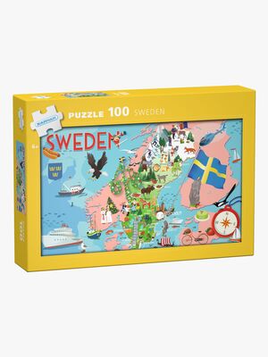 Kärnan Puslespill Sverige 100 Brikker