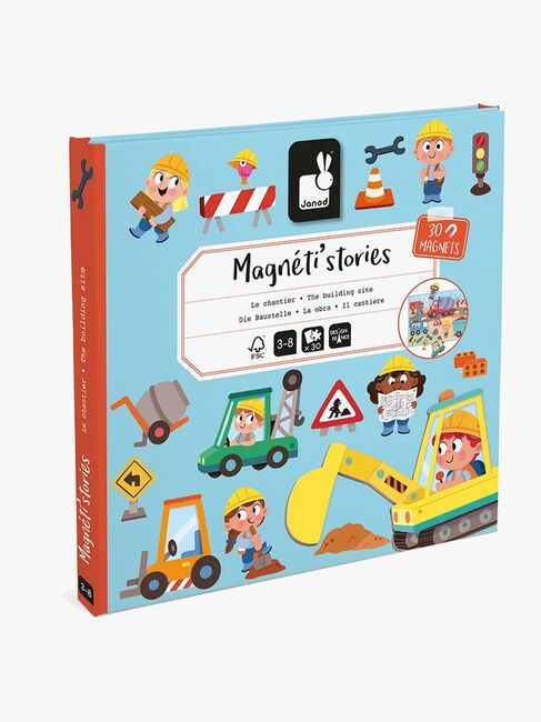 Janod Magneti'Stories Magnetsett Byggeplass 30 Stk