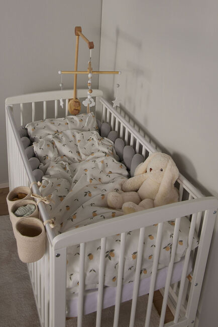 Alice & Fox ALEAH Flettet Sengekant 200cm, Light Grey