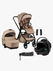 EasyWalker Zoey Duovogn inkl. Axkid GOKID Babybilstol & Base, Almond Taupe