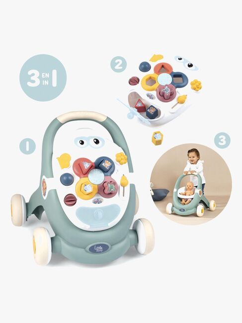 Smoby Gåvogn 3-in-1
