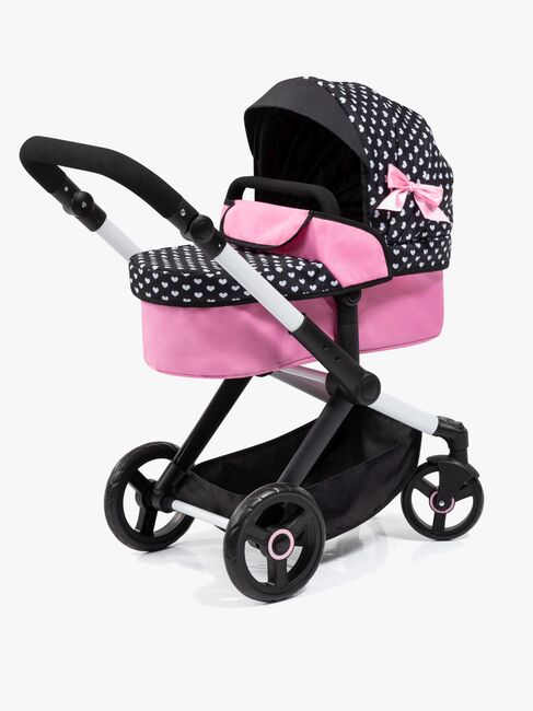 Bayer Design Xeo Dukkevogn, Svart/Rosa