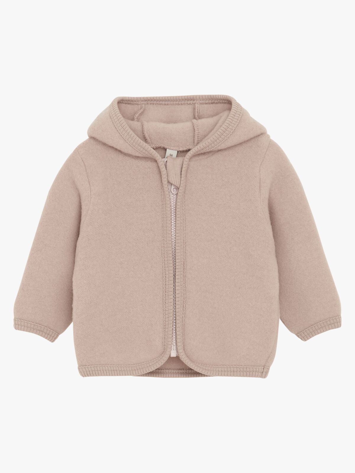 Huttelihut Ullfleecejakke Merinoull, Mahogany Rose