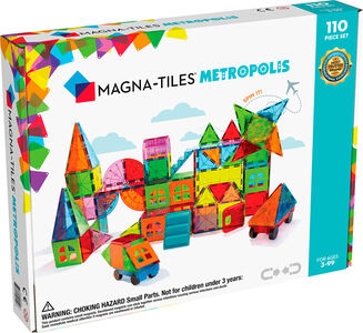 MagnaTiles Metropolis Byggesett 110 Deler