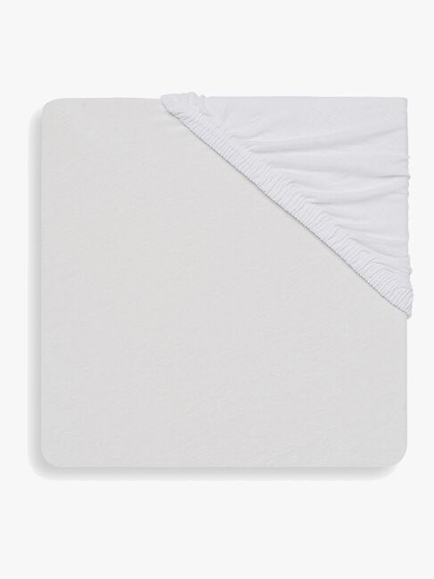 Jollein Stretchlaken Bomullsstretch 60x120, Hvit