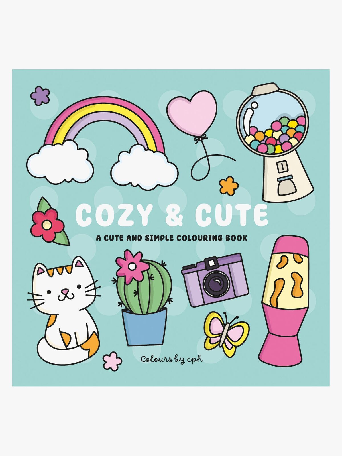 ColoursbyCPH Cozy & Cute Fargeleggingsbok