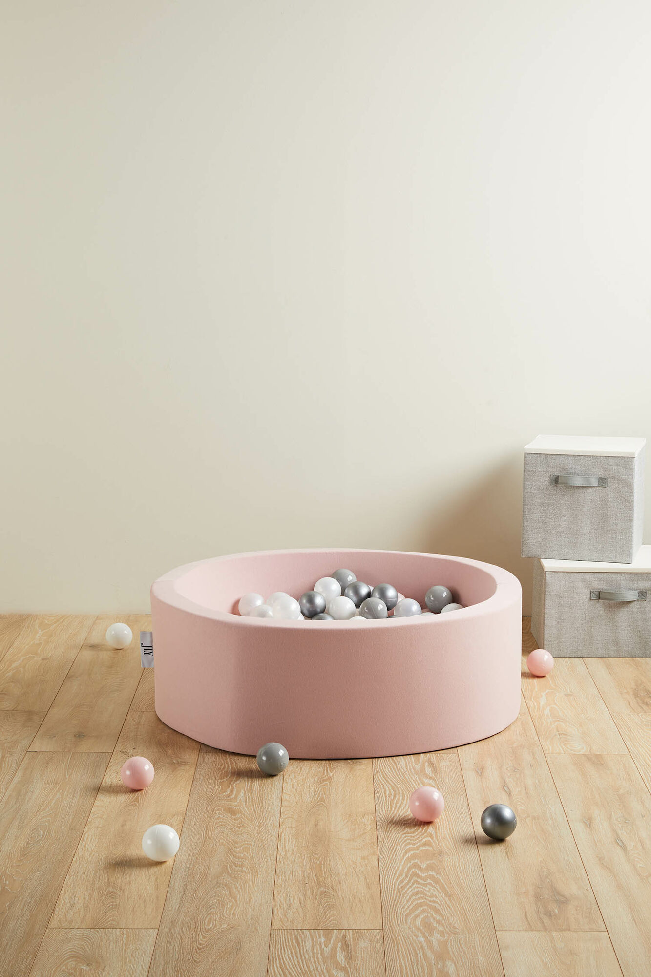 JLY Ballbasseng 30x90, Pink - Ballbasseng - Bomull