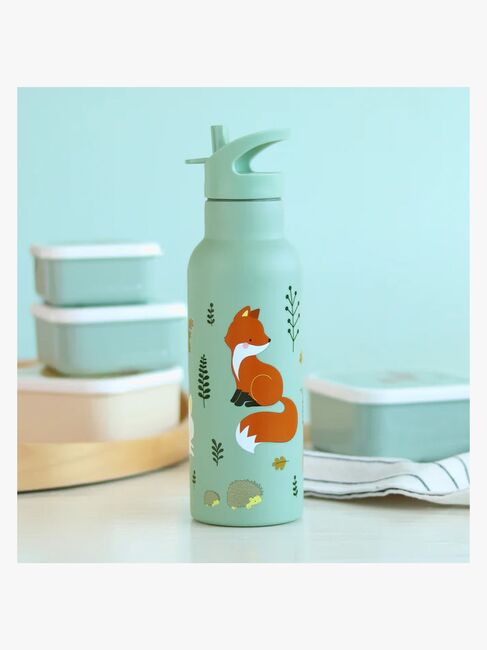 A Little Lovely Company Stainless steel XL Vannflaske, Forest friends