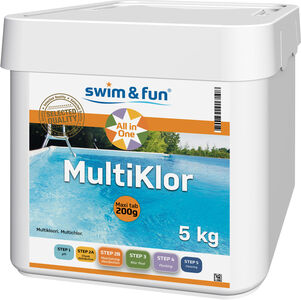 Swim & Fun Stabilisert Klor 25 st x 200 gram
