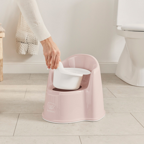 BabyBjörn Pottestol, Powder Pink/White