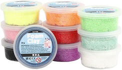 Foam Clay Blandede Farger Glitter