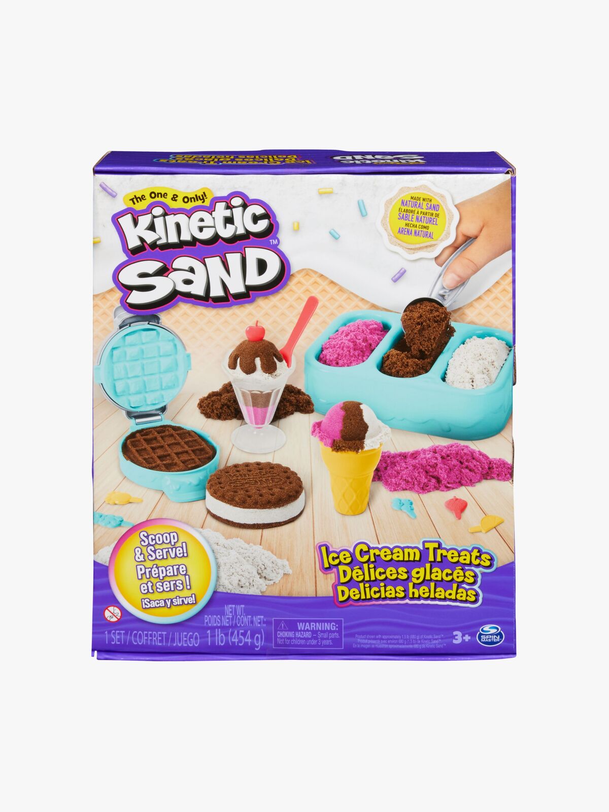 Kinetic Sand Lekesett Ice Cream Treats