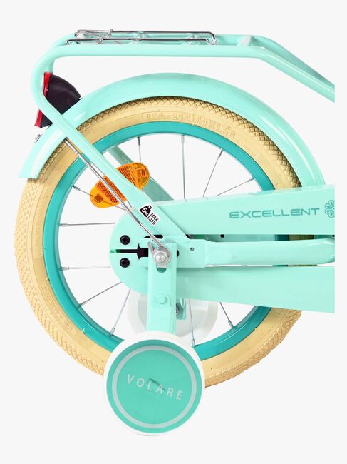 Volare Excellent Sykkel med Kurv 14 Tommer, Grønn