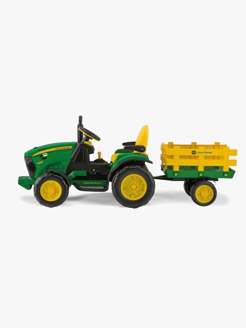 Peg Perego John Deere Ground Force Eltraktor med Tilhenger