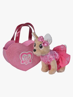 ChiChi Love Kosedyr Hund med Hjerteformet Veske