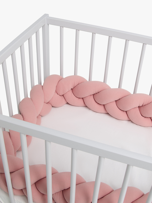 Alice & Fox ALEAH Flettet Sengekant 200cm, Dusty Pink