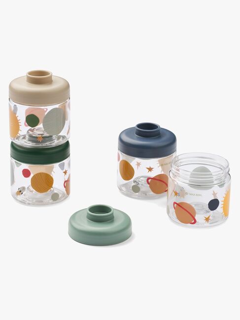 LIEWOOD Dominique Baby Matboks 4-Pakk, Universe/Classic navy