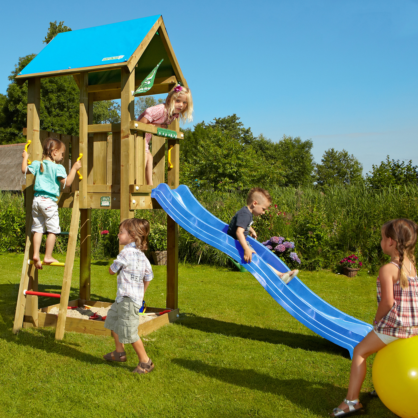 Jungle Gym Lekestativ Castle inkl. Sklie