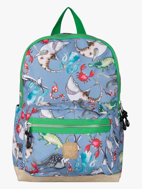 Pick & Pack Mix Animal Ryggsekk 10L, Cloud Grey